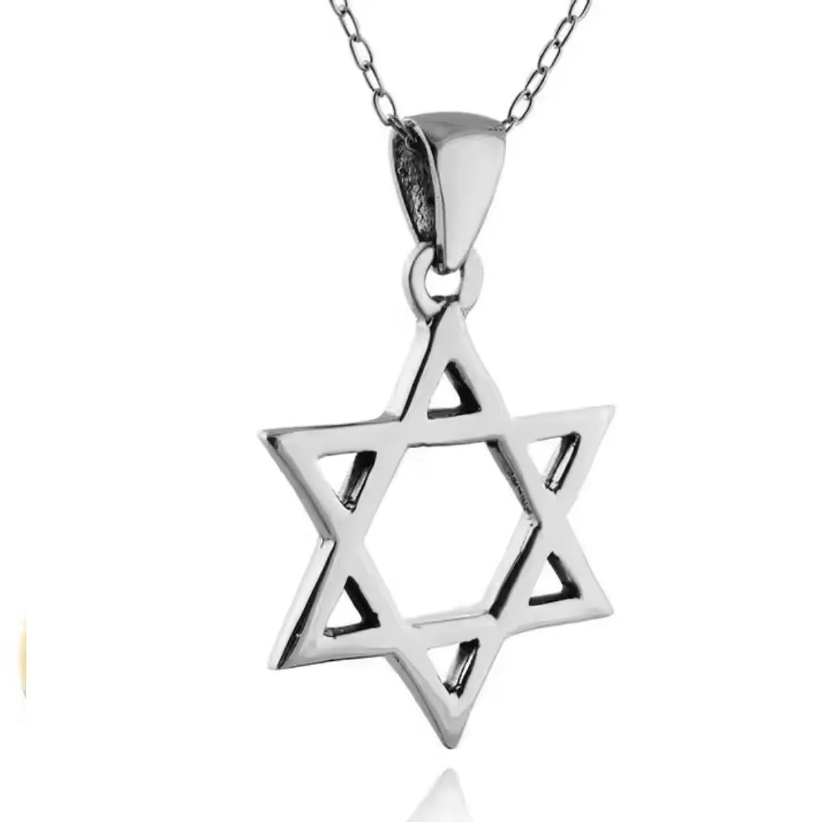 GENERICO - Collar Colgante Estrella de David Hombre