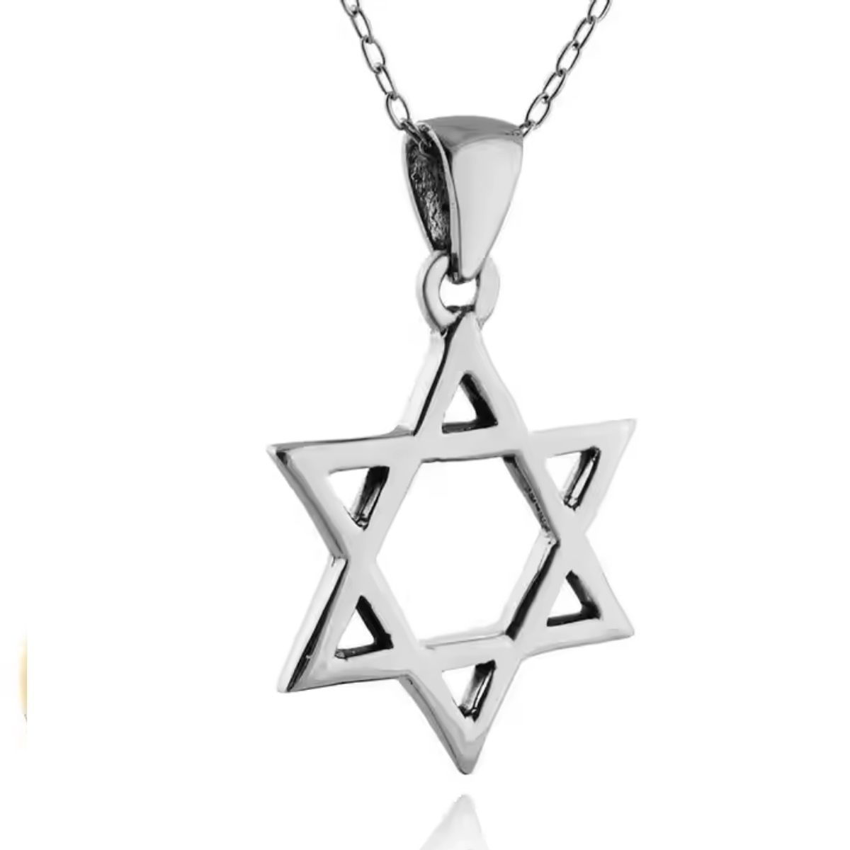 GENERICO - Collar Colgante Estrella de David Hombre