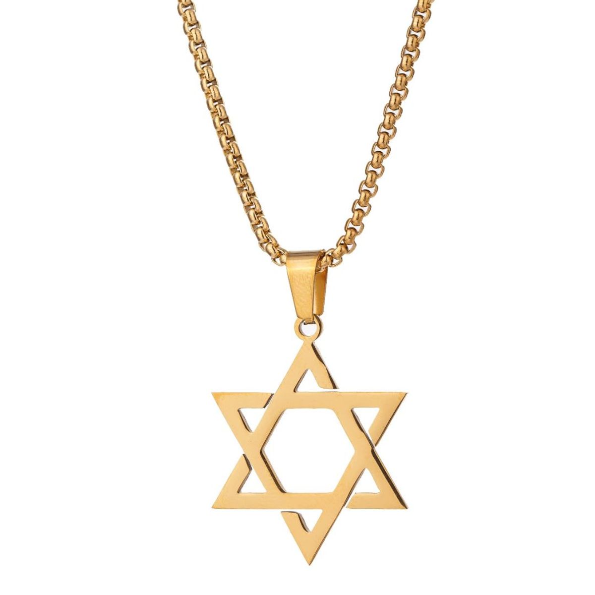 GENERICO - Collar Colgante Estrella de David Hombre