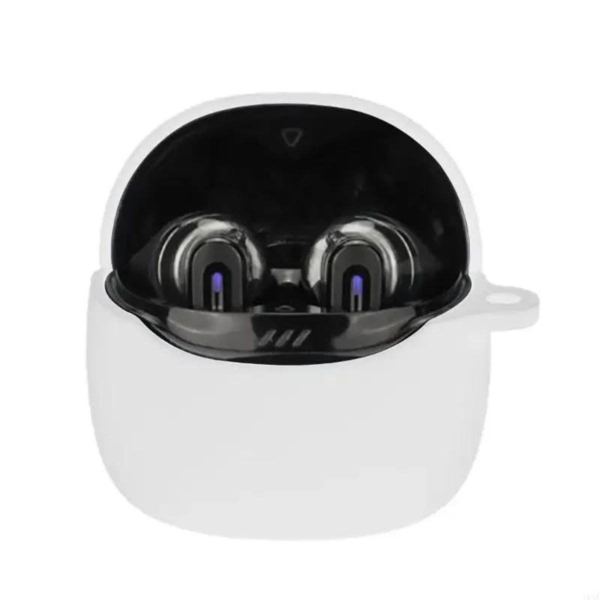 GENERICO - Funda para audifonos jbl tune flex 2 de silicona color blanco