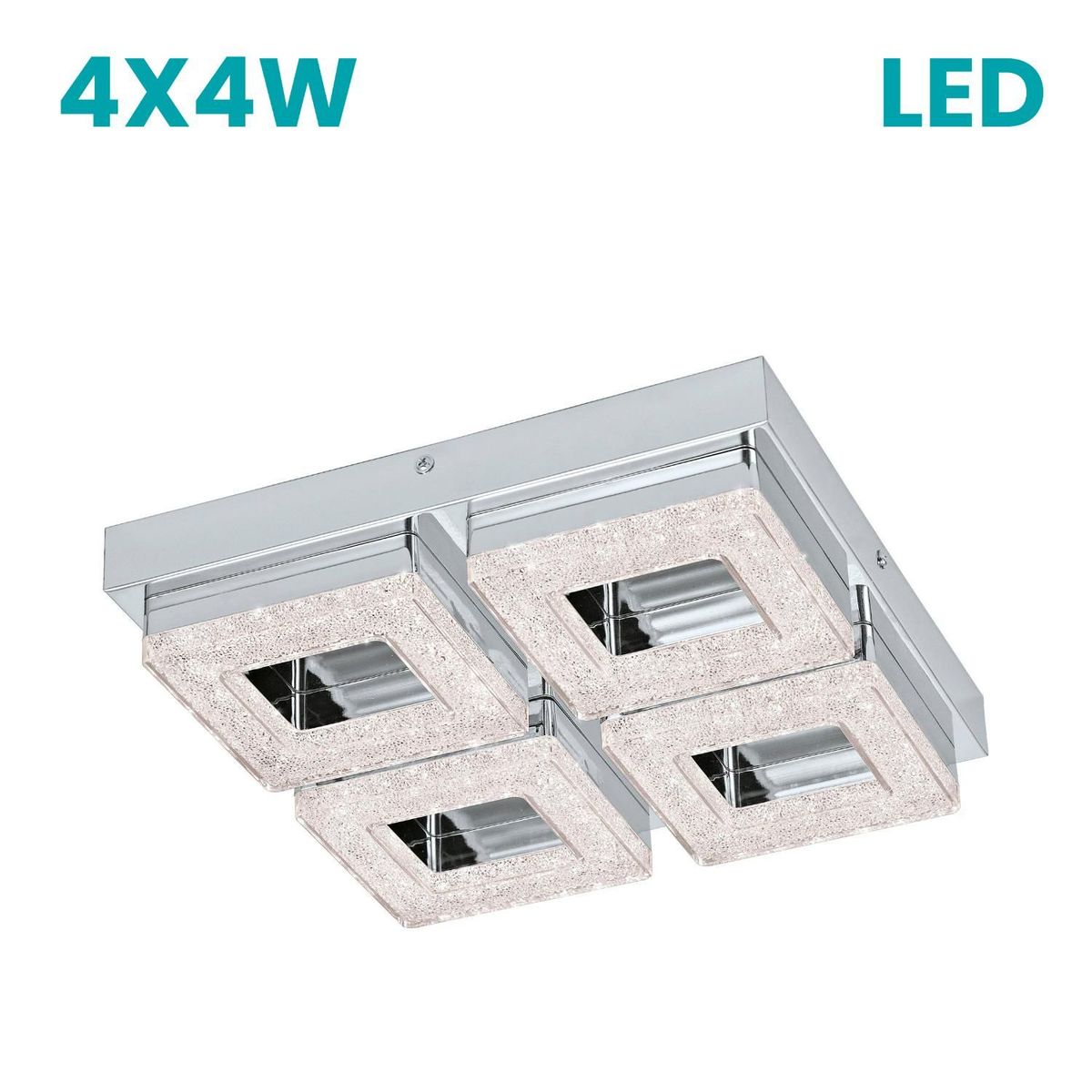 Eglo - Aplique Fradelo Led 4x4w