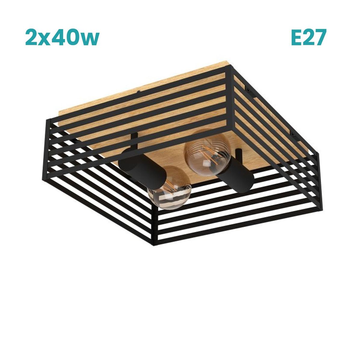 EGLO - Lamp De Techo Cidraz 2x40w