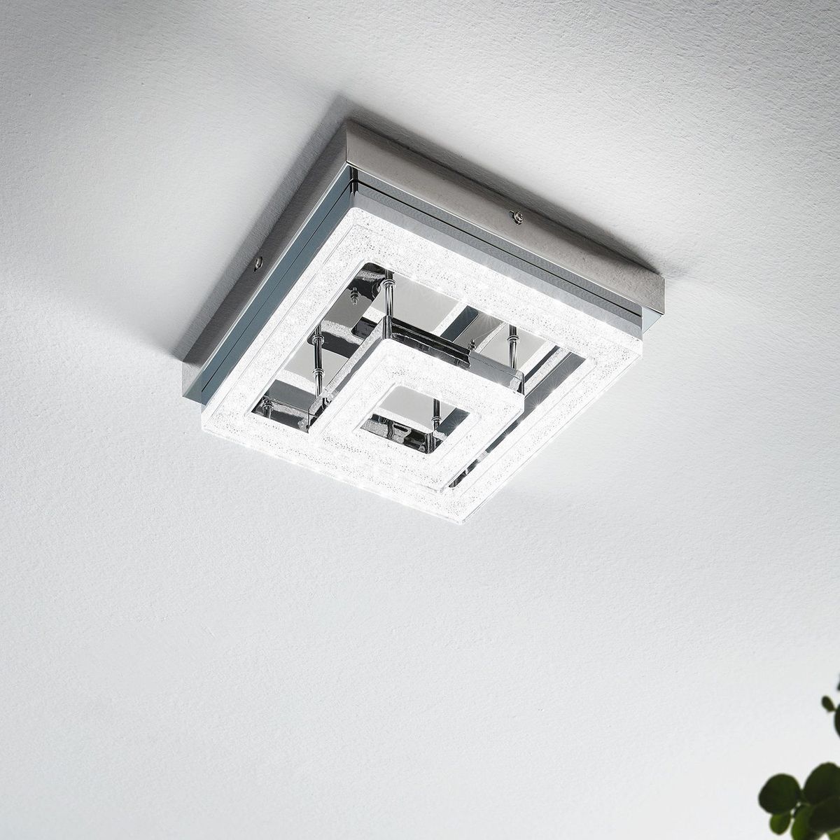 EGLO - Lamp Techo Fradelo 4x2w Negro-cromo