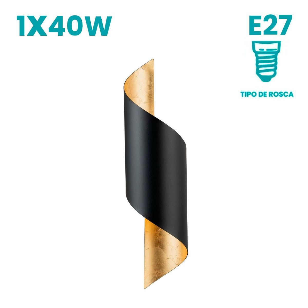 EGLO - Lampara Pared Jabaloyas 1x40w