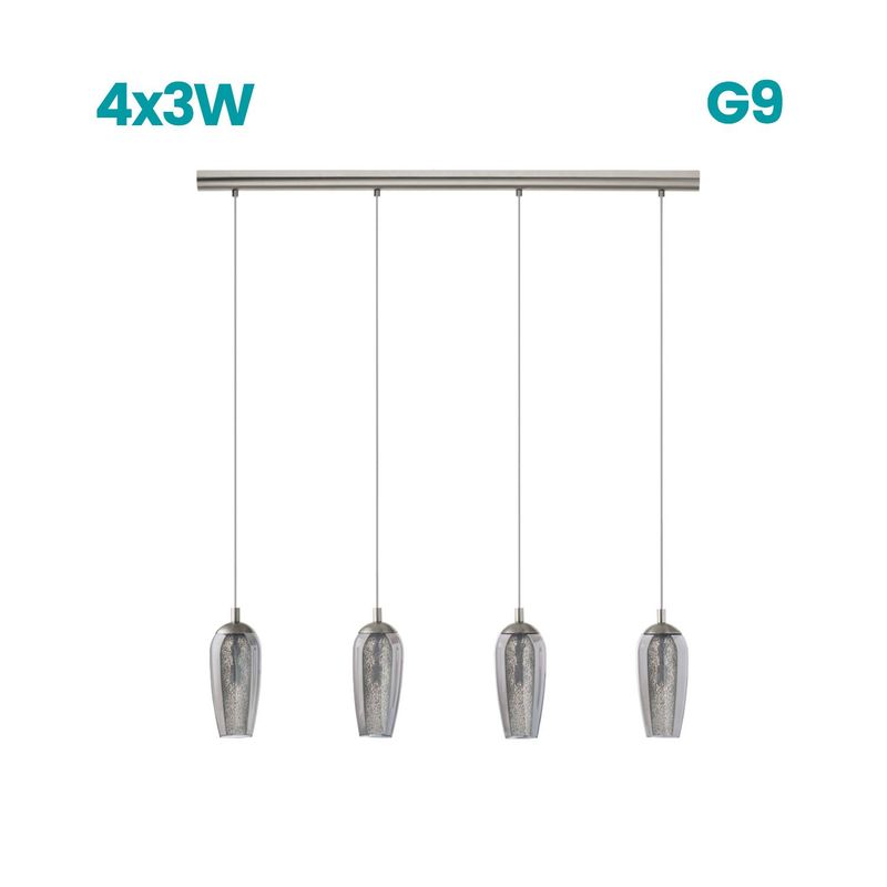 EGLO - Lámpara Colgante Eglo Farsala G9 Eglo