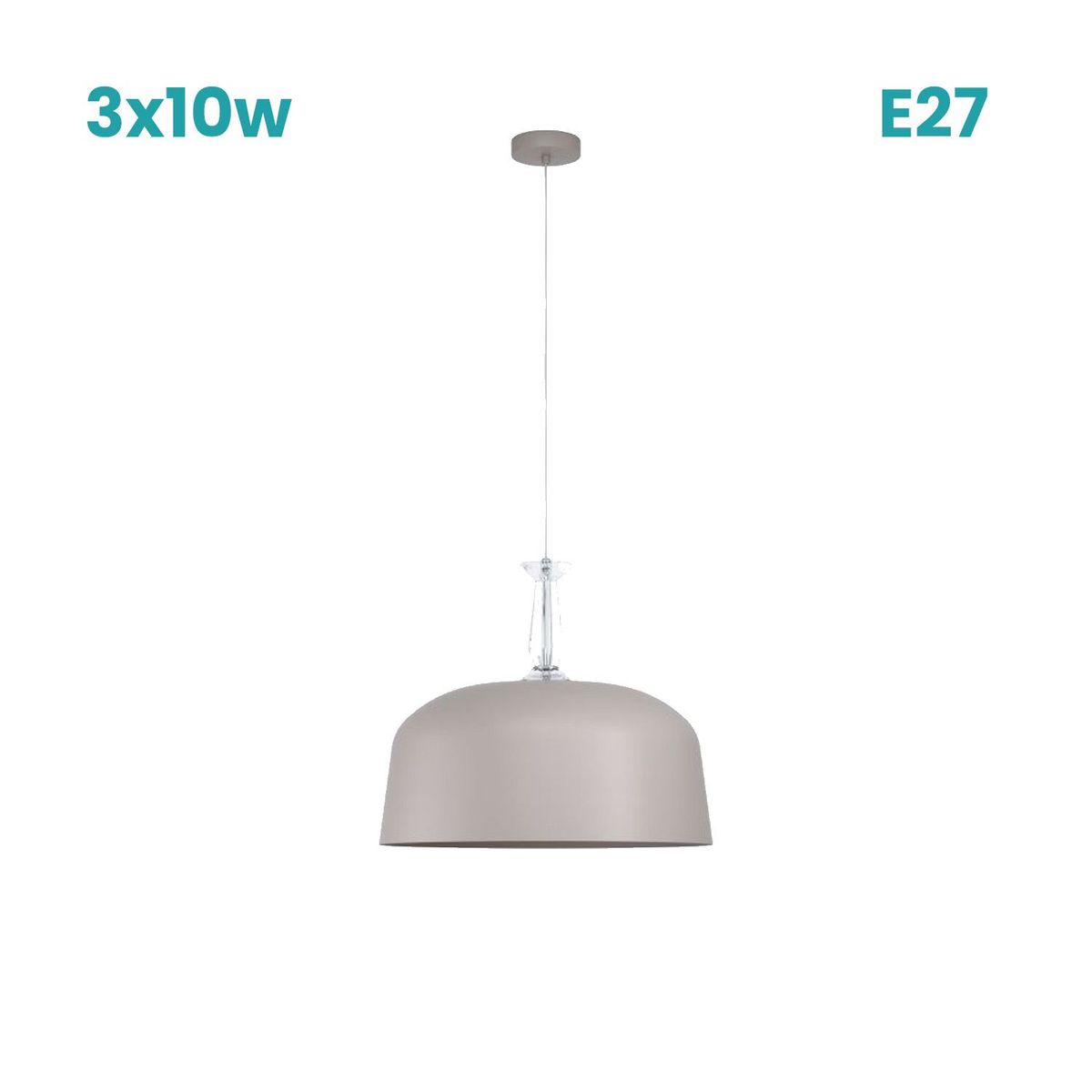 EGLO - Lámpara Colgante Monte Fuerte 3x10w