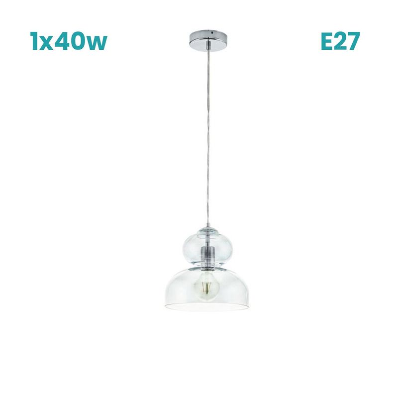 EGLO - Lámpara Colgante Ullaste 1x40w D250