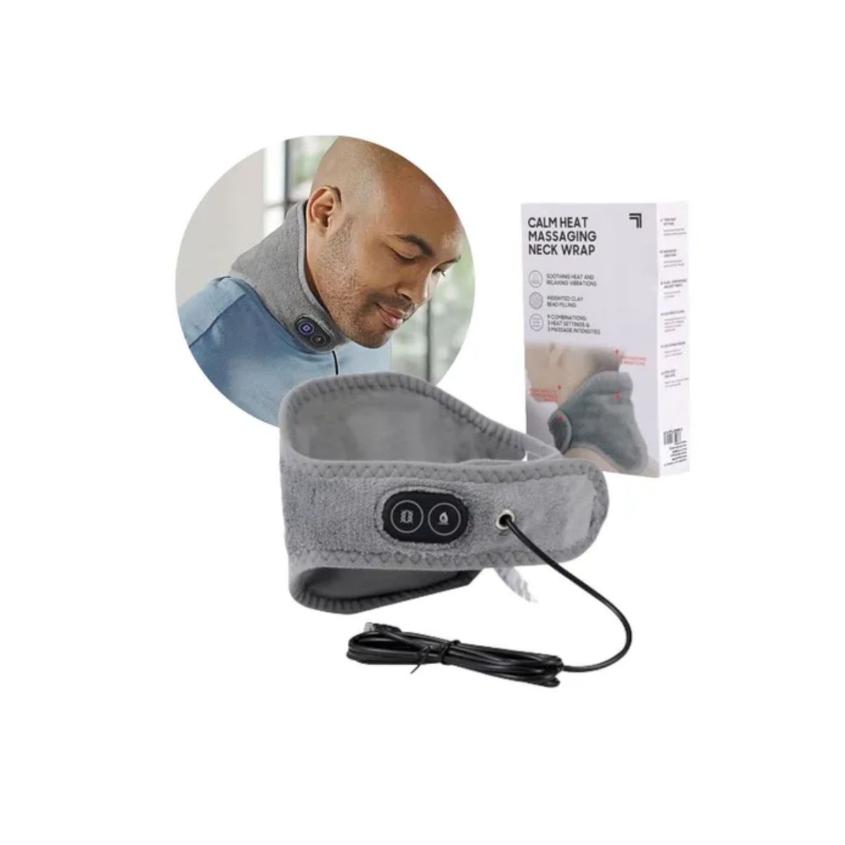 OEM - MASEAJEADOR DE CUELLO CON VIBRACIONES CALM HEART GS