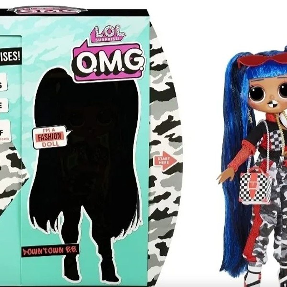 LOL - Muñeca LOL Surprise OMG Downtown B.B. con 20 sorpresas