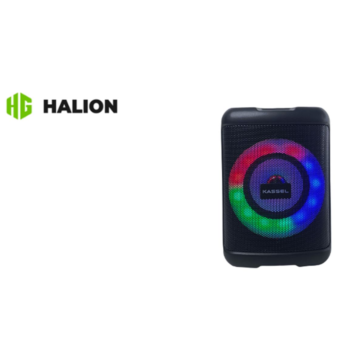 HALION - Parlante Portatil KASSEL K410 USB  Bluetooth LED KASSEL