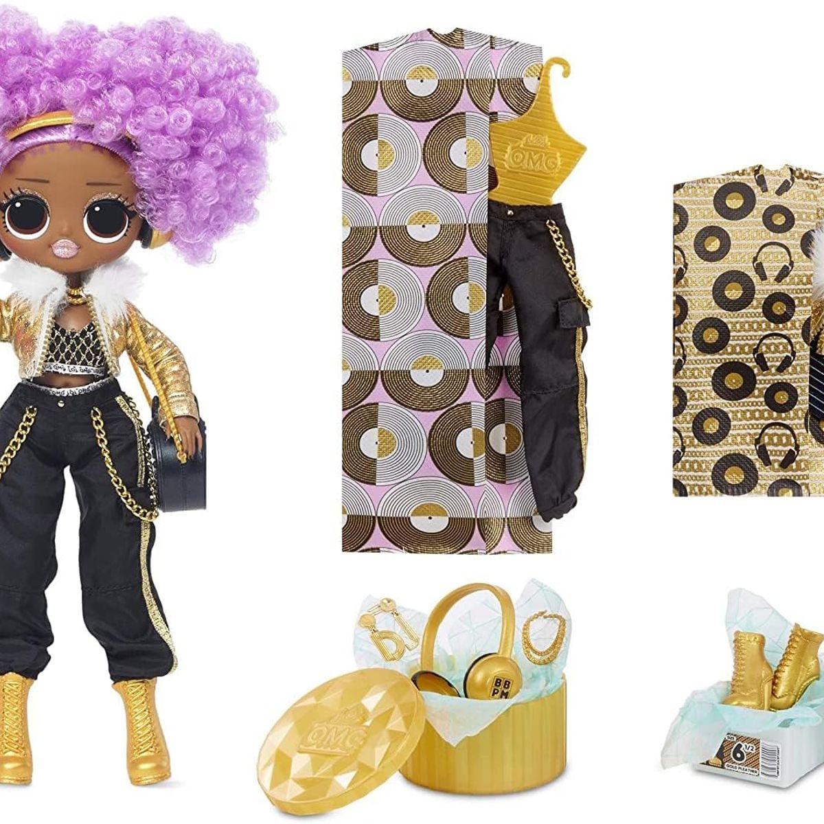 LOL - Muñeca LOL Surprise OMG 24K D.J. 20 sorpresas