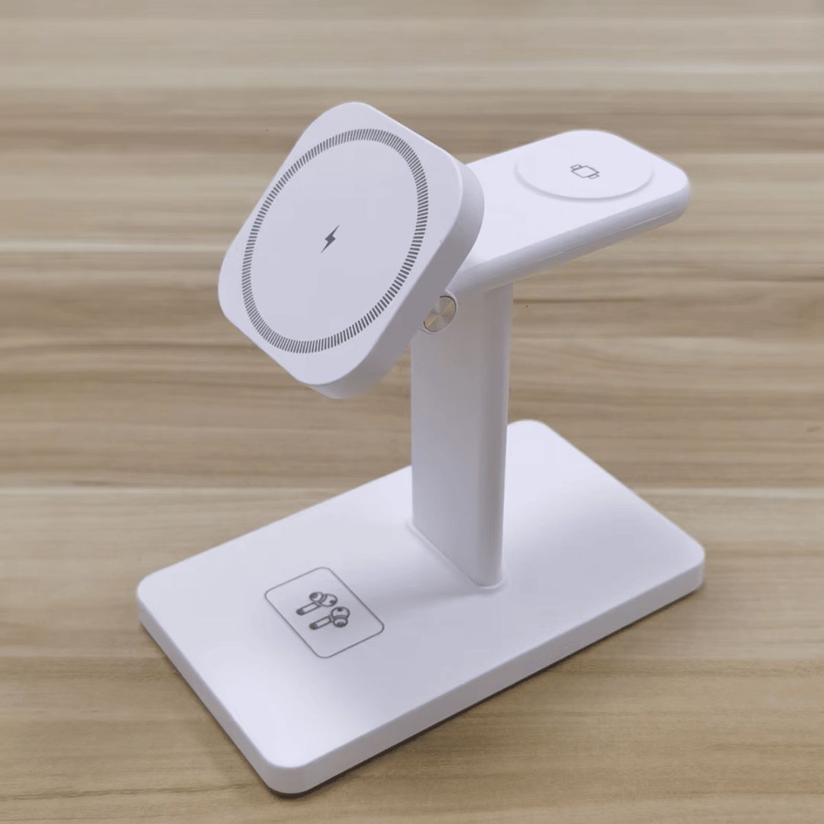 OEM - Cargador Inalámbrico Magnético 3 en 1 Para iPhone AirPods Apple Watch