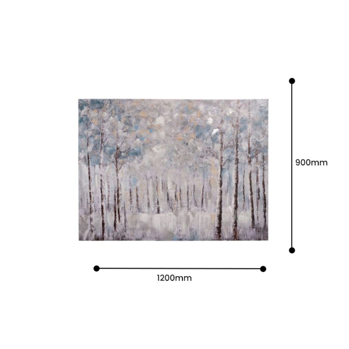 EGLO - Cuadro Malabon Blanco Y Azul