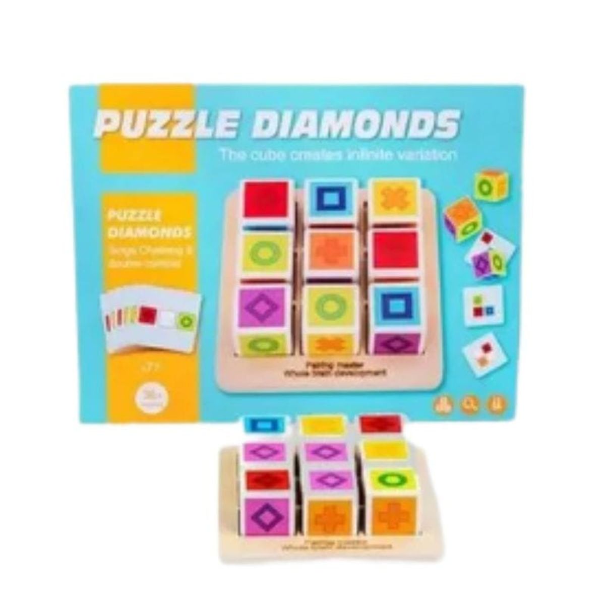 GENERICO - Cubo Puzzle Diamonds 3D