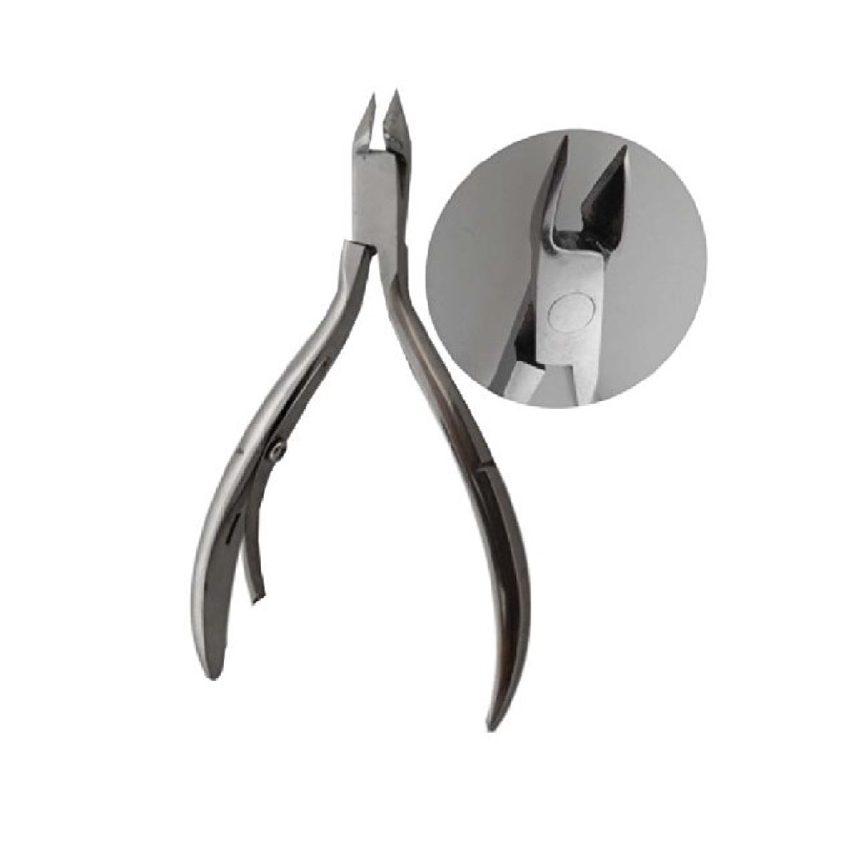 GENERICO - CORTA CUTÍCULA  ALICATE DE PLATA 9 CM