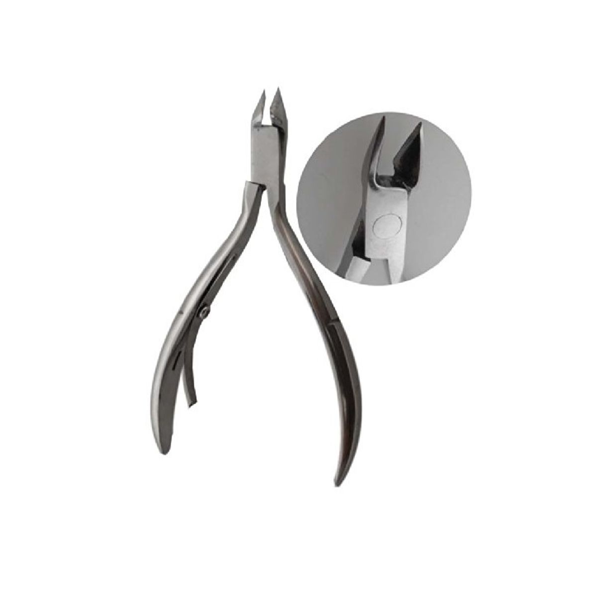 GENERICO - CORTA CUTÍCULA  ALICATE DE PLATA 9 CM