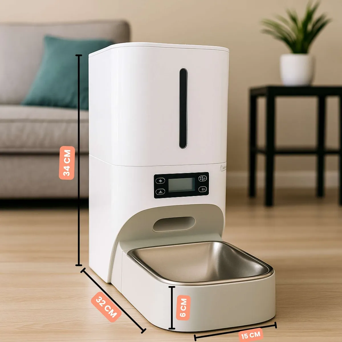 GENERICO - PetSmart - Alimentador Dispensador Automático para mascotas