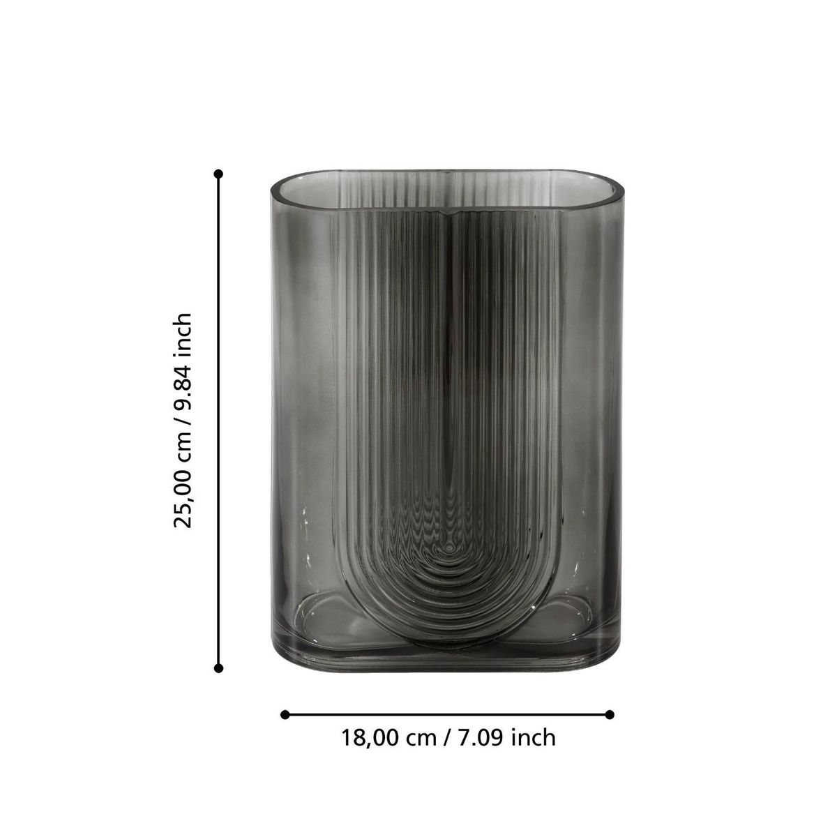 EGLO - Jarron Negro Sepatong H250 A80