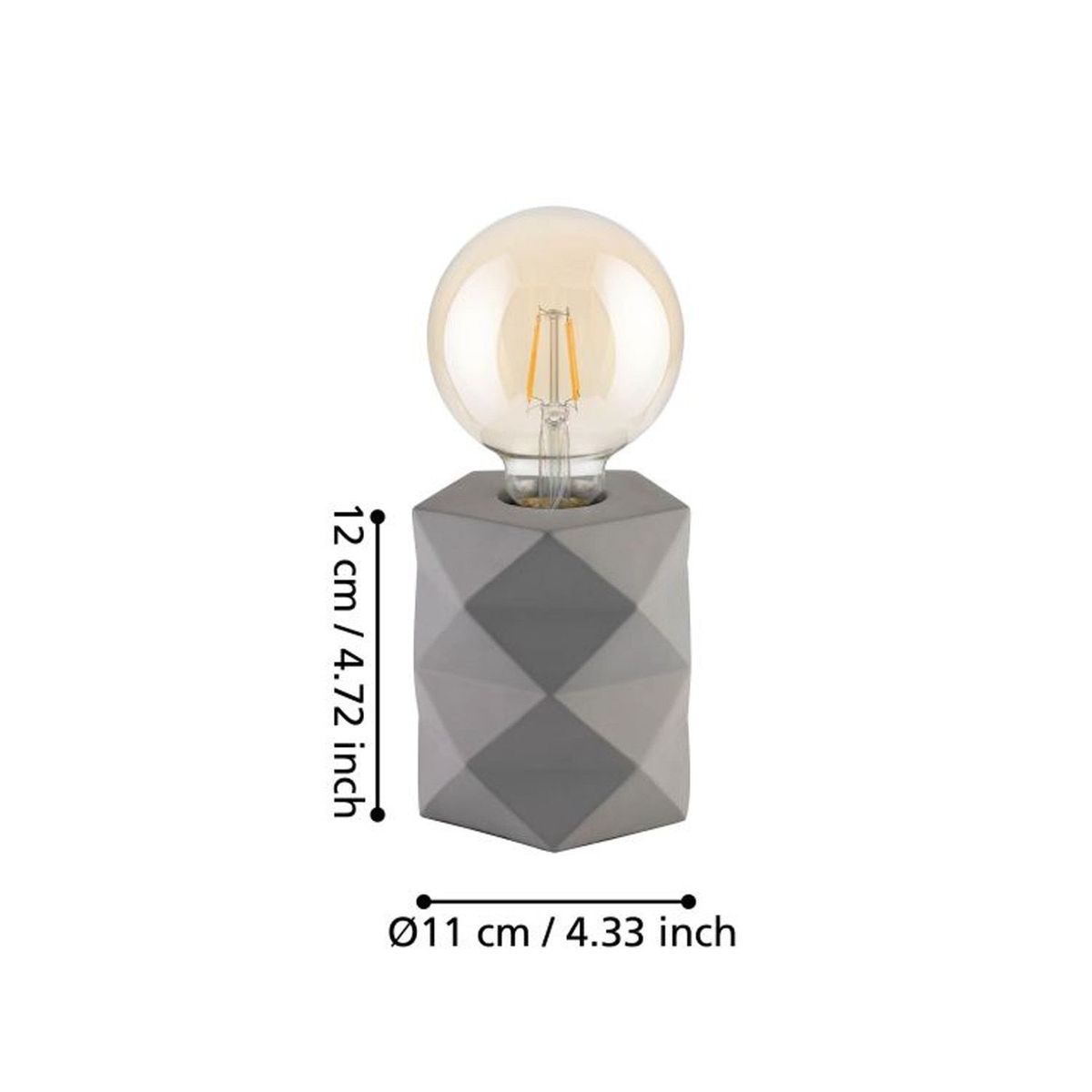 EGLO - Lamp De Mesa Swarby 1x60w D100