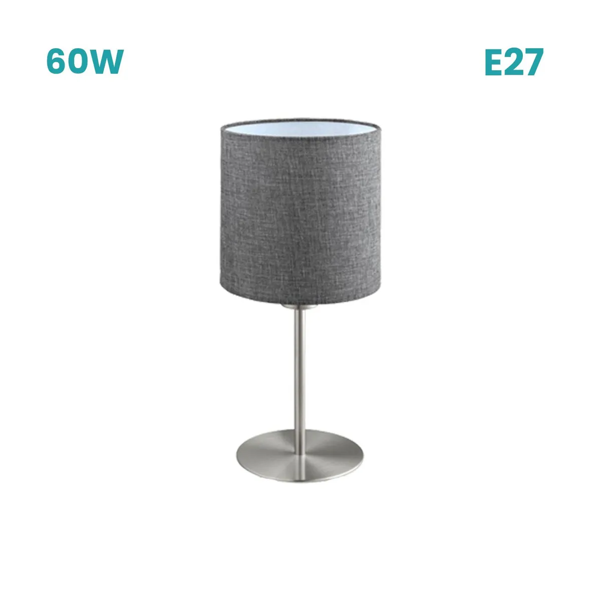 EGLO - Lamp Mesa Pasteri 60w Gris
