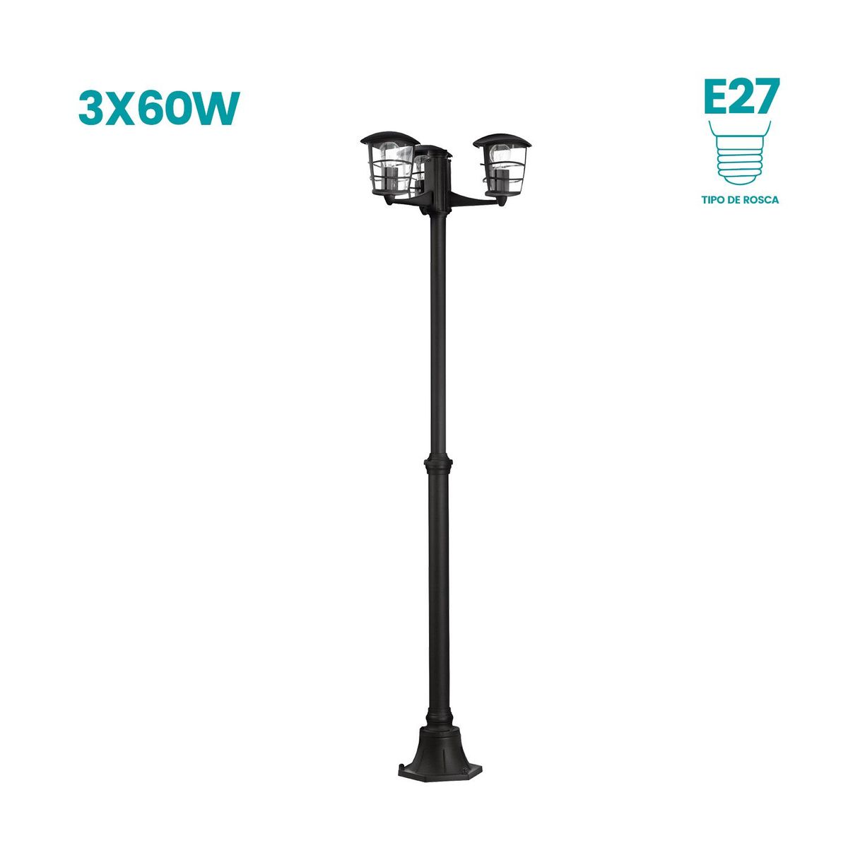 EGLO - Lámpara De Pie Eglo Aloria 3x60w