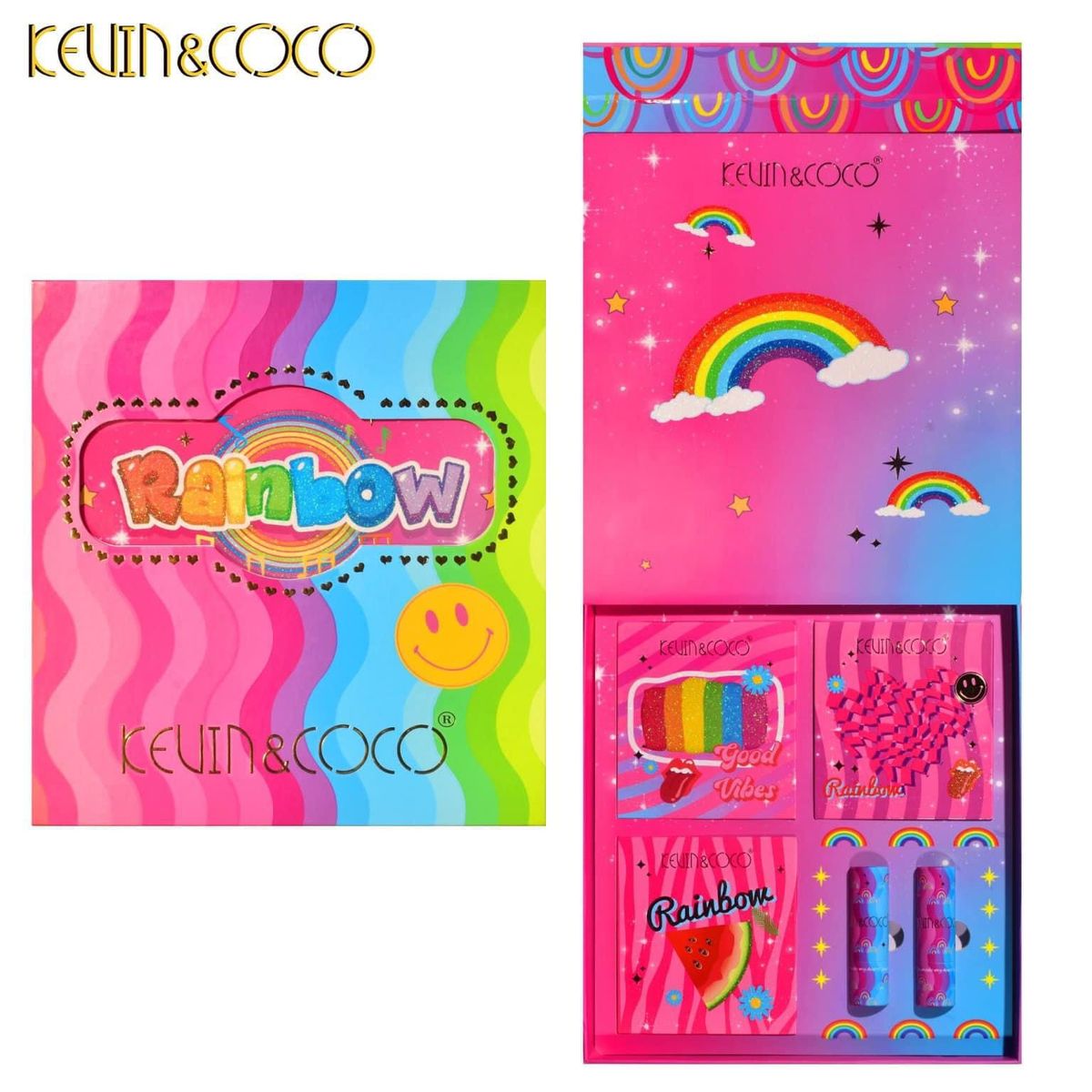 GENERICO - BOX MINI PALETA DE SOMBRAS PARA OJOS ARCOIRIS