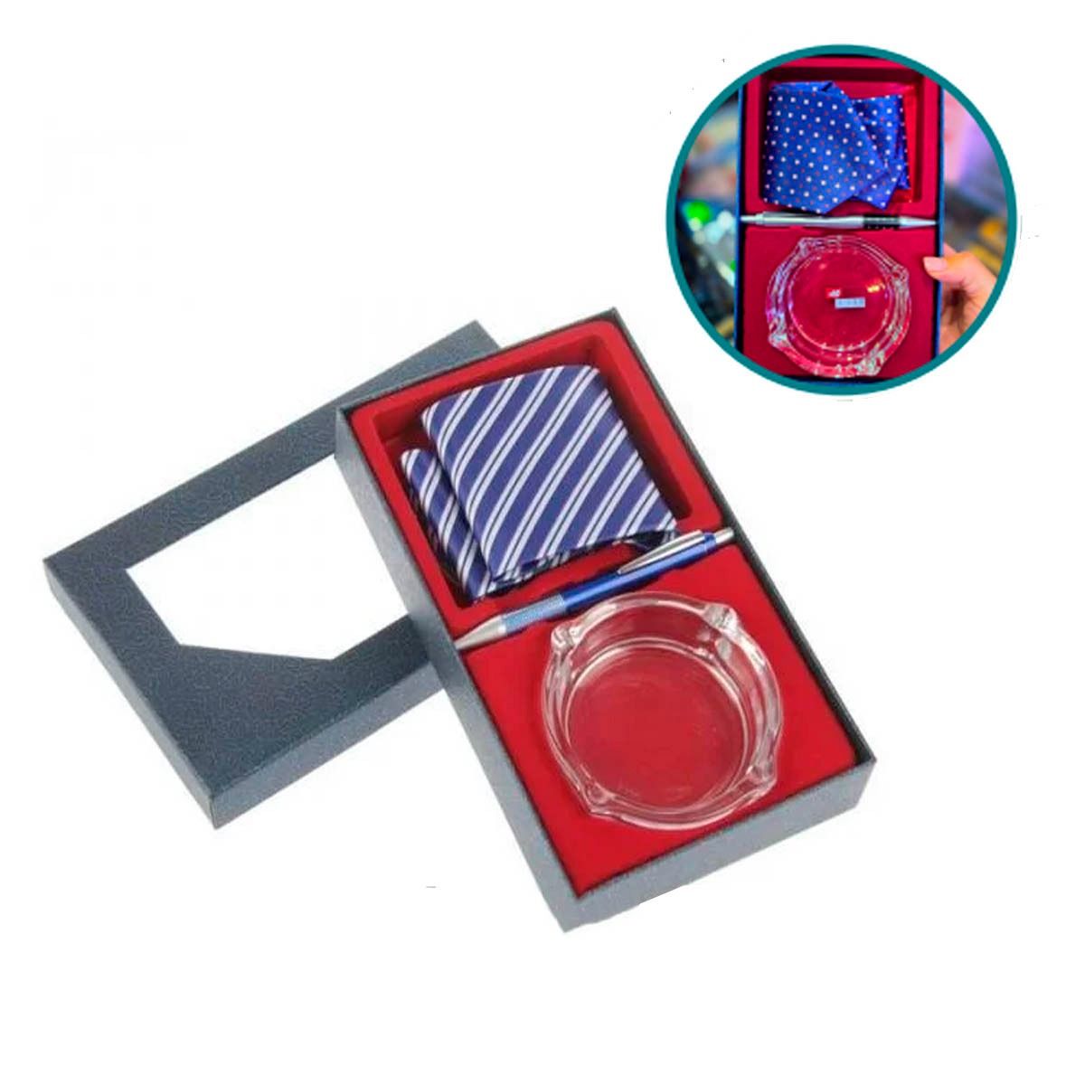 GENERICO - Set de 3 Pzas Corbata Senicero y Lapicero