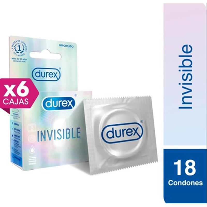DUREX - Durex Preservativo Invisible 18 Unds