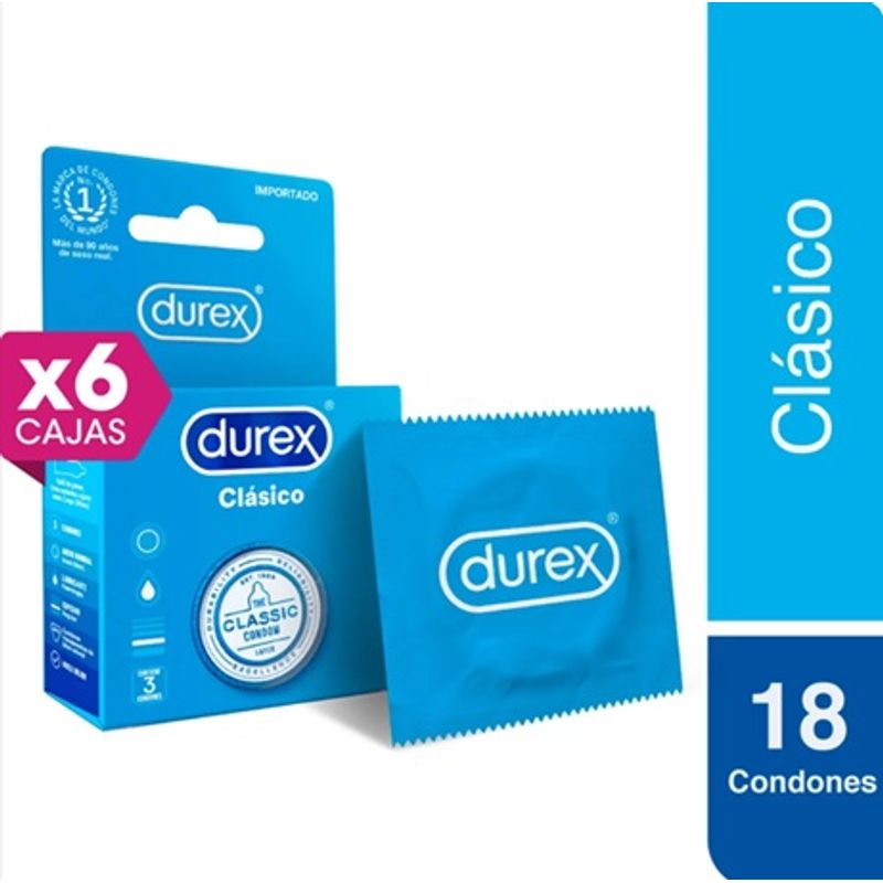 DUREX - Durex Preservativo Clasico18 Unds