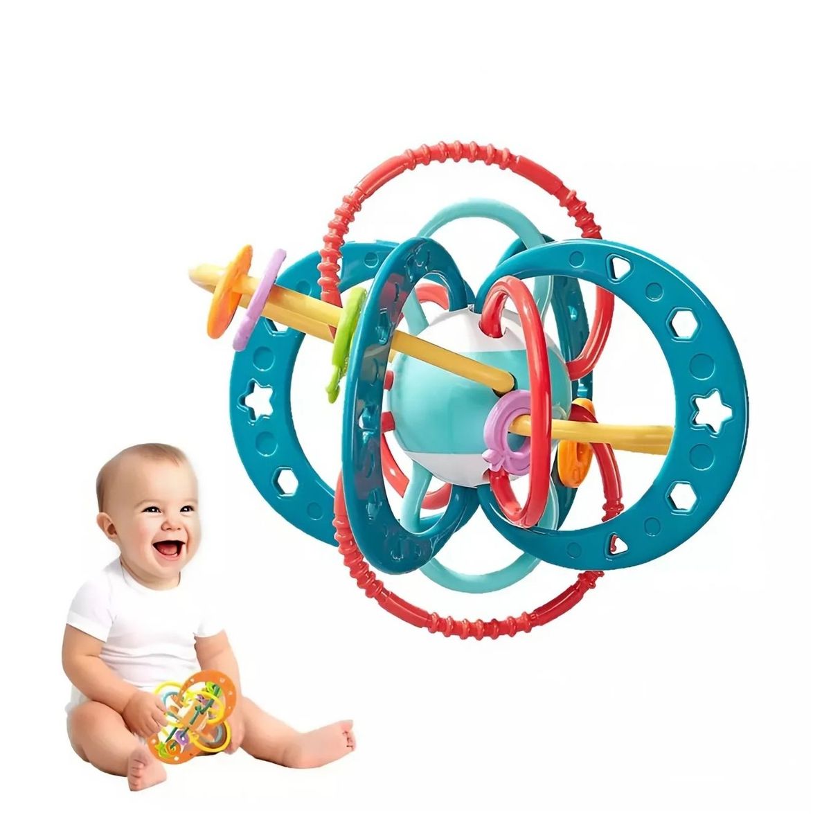 GENERICO - Juego Didáctico Sonajero Molar Planetario Para Bebé