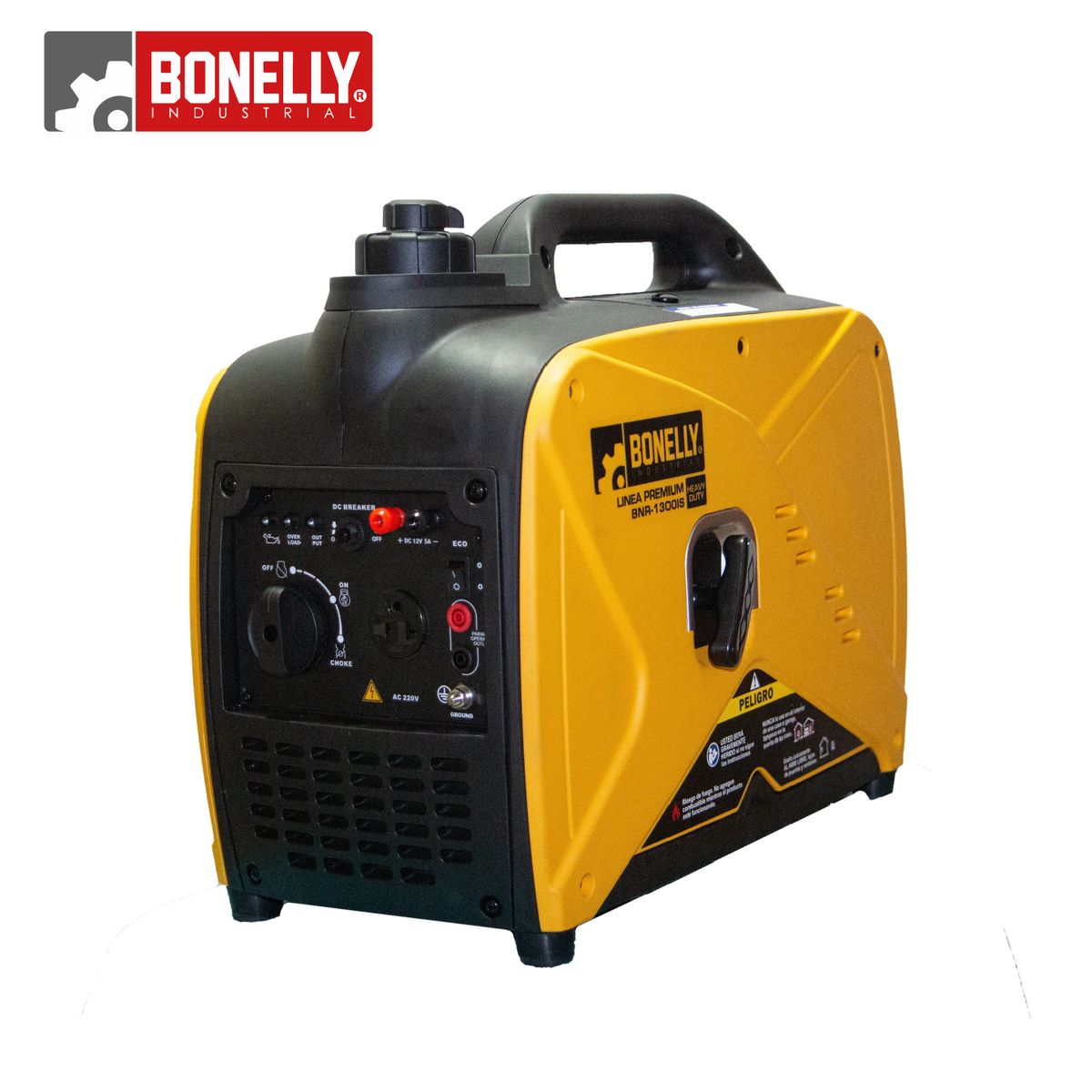 GENERICO - GENERADOR INVERTER SILENCIOSO GASOLINERO 1.1 KW MONOFÁSICO 220V - HEAVY DUTY BONELLY