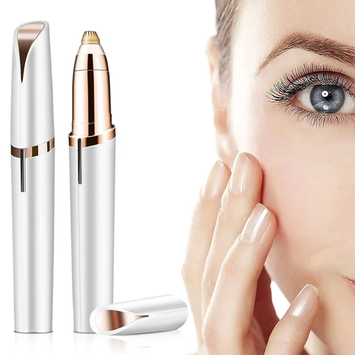 GENERICO - DEPILADOR DE CEJAS PORTATIL RECARGABLE PARA MUJER