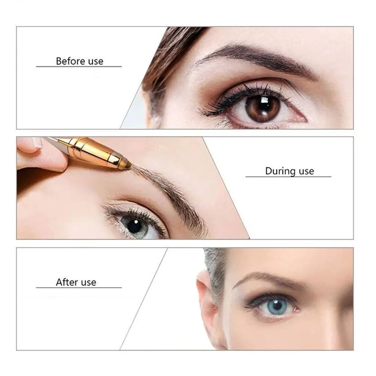 GENERICO - DEPILADOR DE CEJAS PORTATIL RECARGABLE PARA MUJER