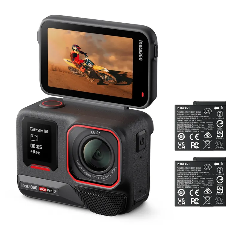 INSTA 360 - Cámara Insta360 Ace Pro 2 Doble batería Paquete Estándar