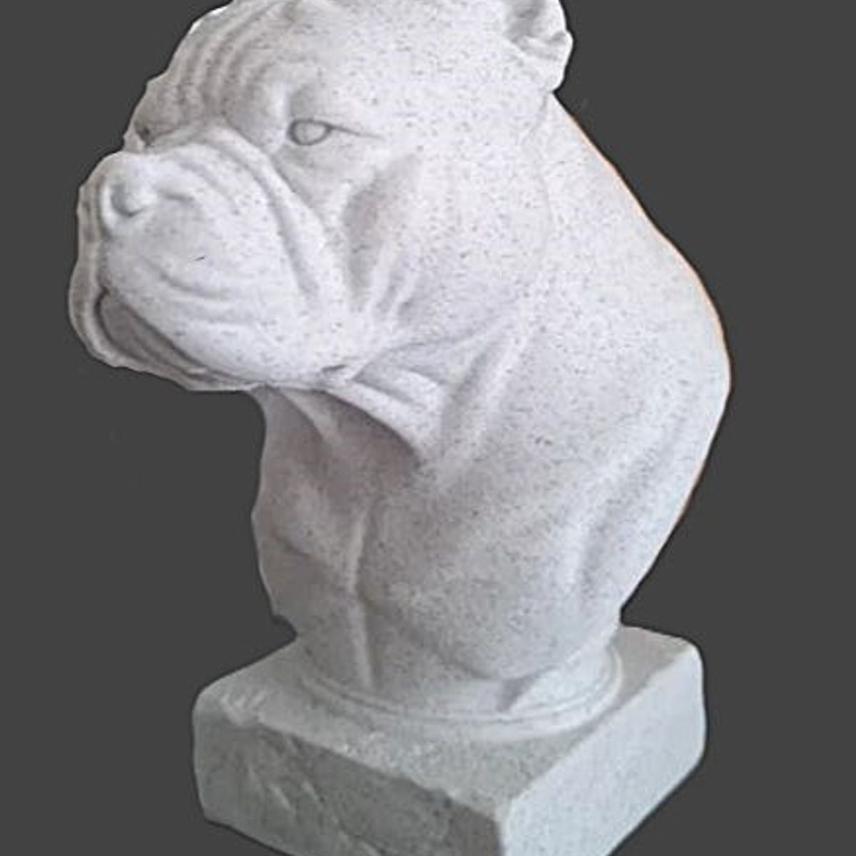 GENERICO - ADORNO EXCLUSIVO AMERICAN BULLY GRANITO 23cm x 14cm x 18cm