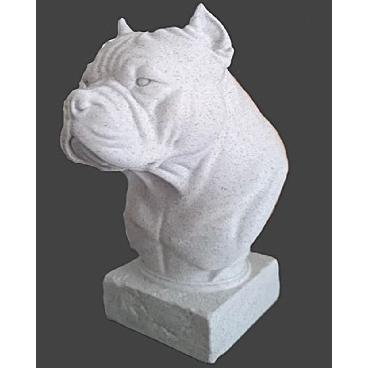 GENERICO - ADORNO EXCLUSIVO AMERICAN BULLY GRANITO 23cm x 14cm x 18cm