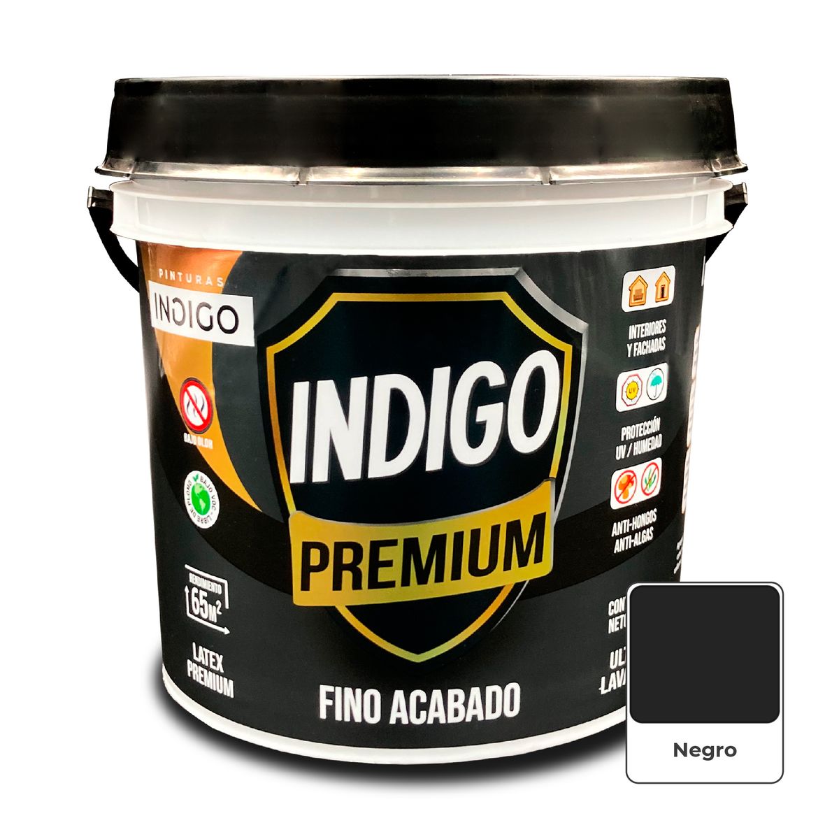 PINTURAS INDIGO - Látex INDIGO PREMIUM Negro