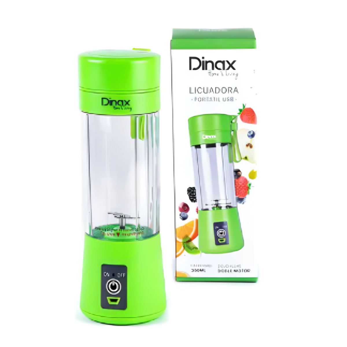 GENERICO - Mini Licuadora Portátil para Batidos Recargable - Verde