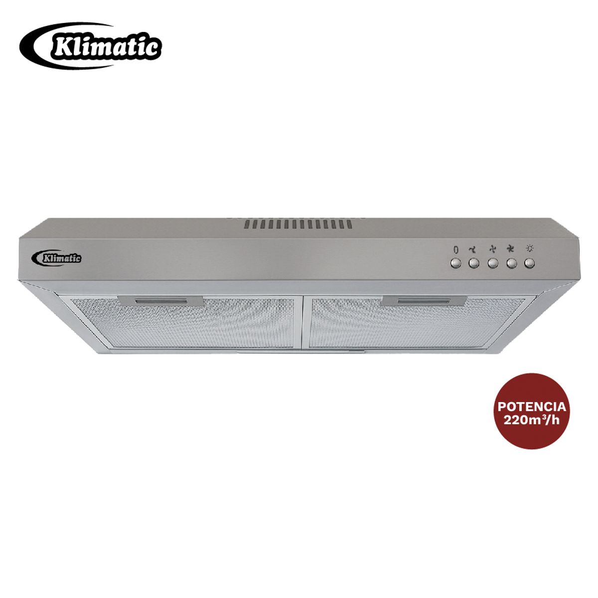 KLIMATIC - Campana Extractora 60cm VENTO INOX