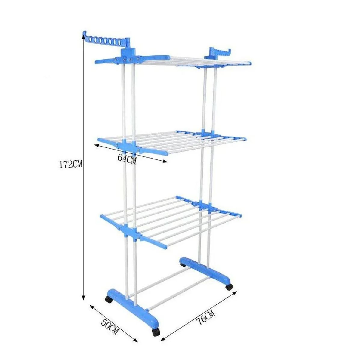 Colgador de Ropa Tendedero Organizador Plegable 4 Niveles, marca GENERICO - Foto Principal