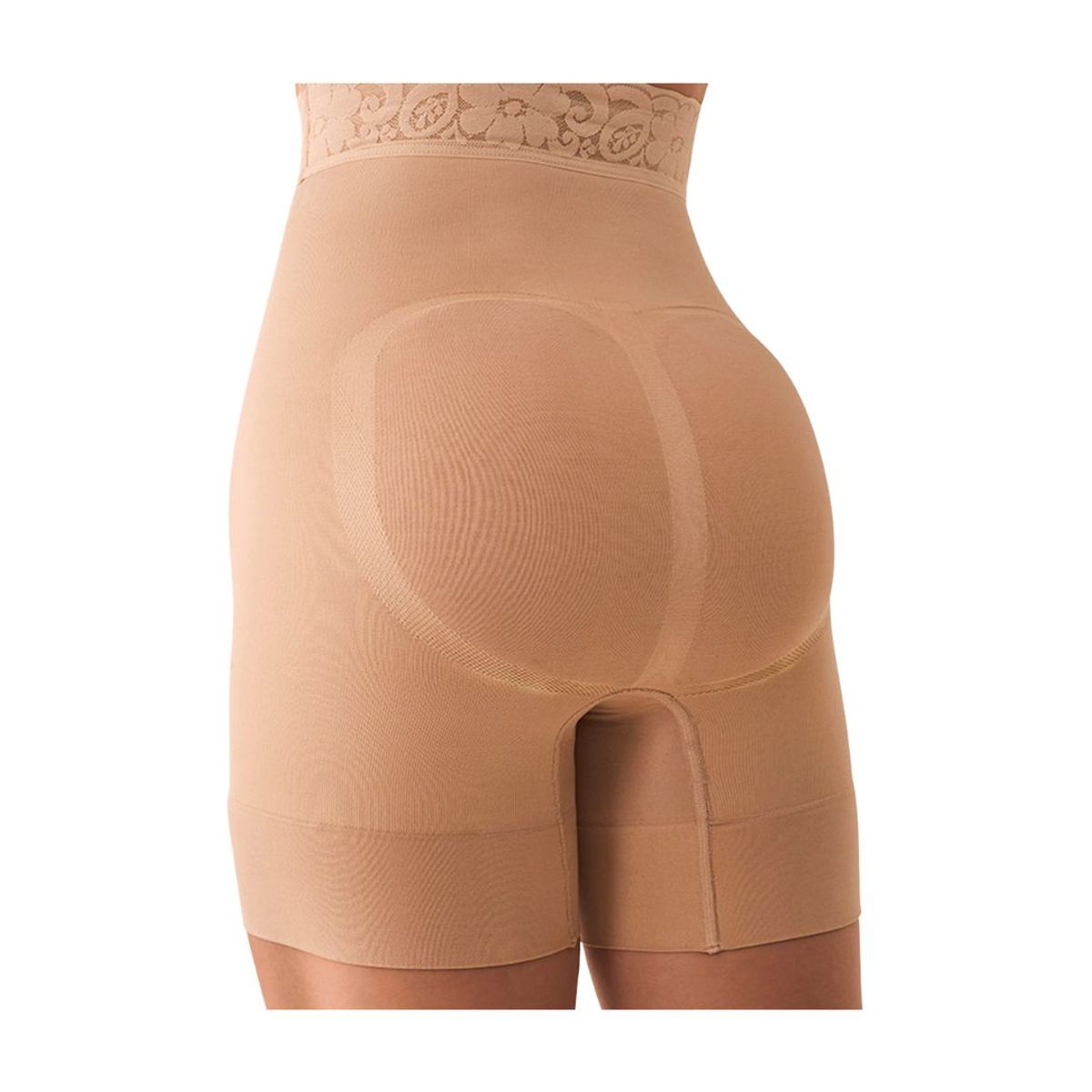 GENERICO - Short Faja Efecto Braga XLXXL - Negro