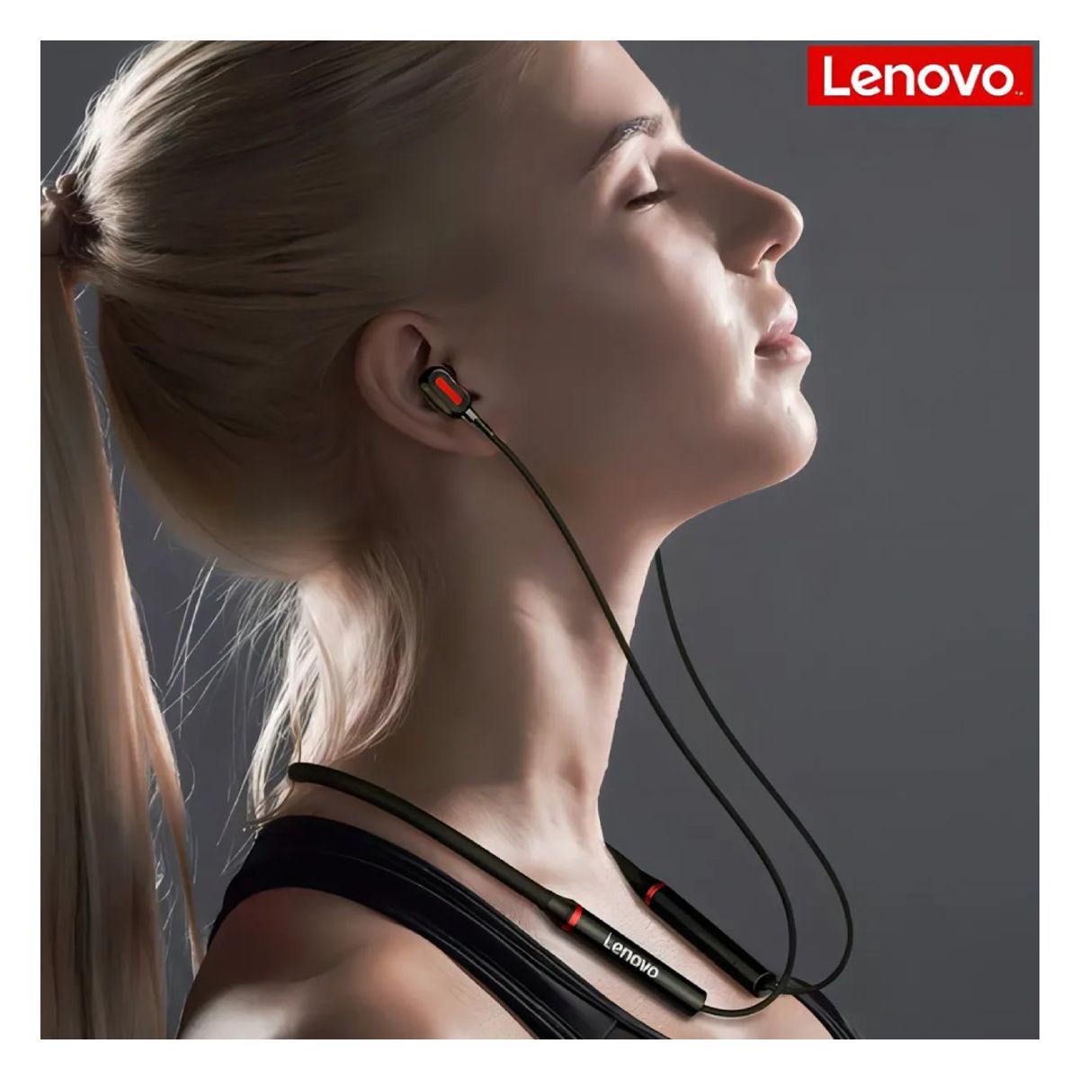 LENOVO - Audífonos Bluetooth Deportivos Lenovo HE05 Pro Negro