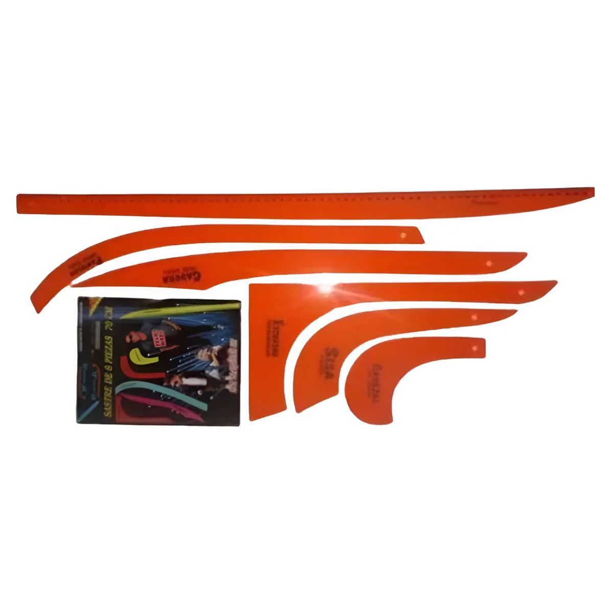 GENERICO - Regla Modista Patronaje Reglas Para Trazos Costura