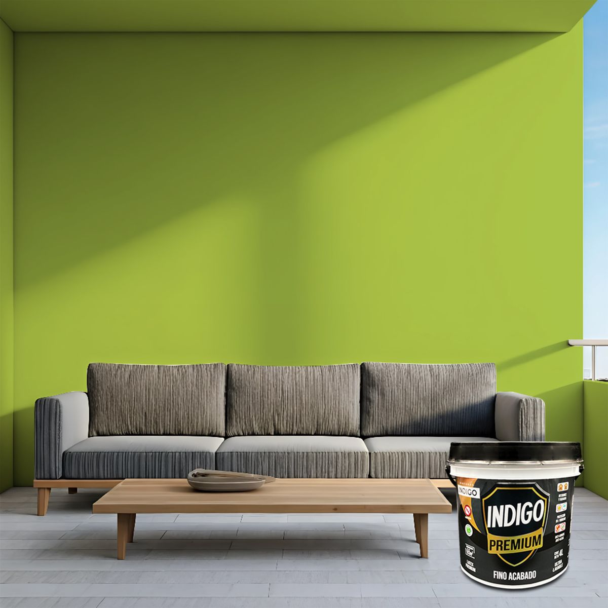 PINTURAS INDIGO - Látex INDIGO PREMIUM Verde Milano