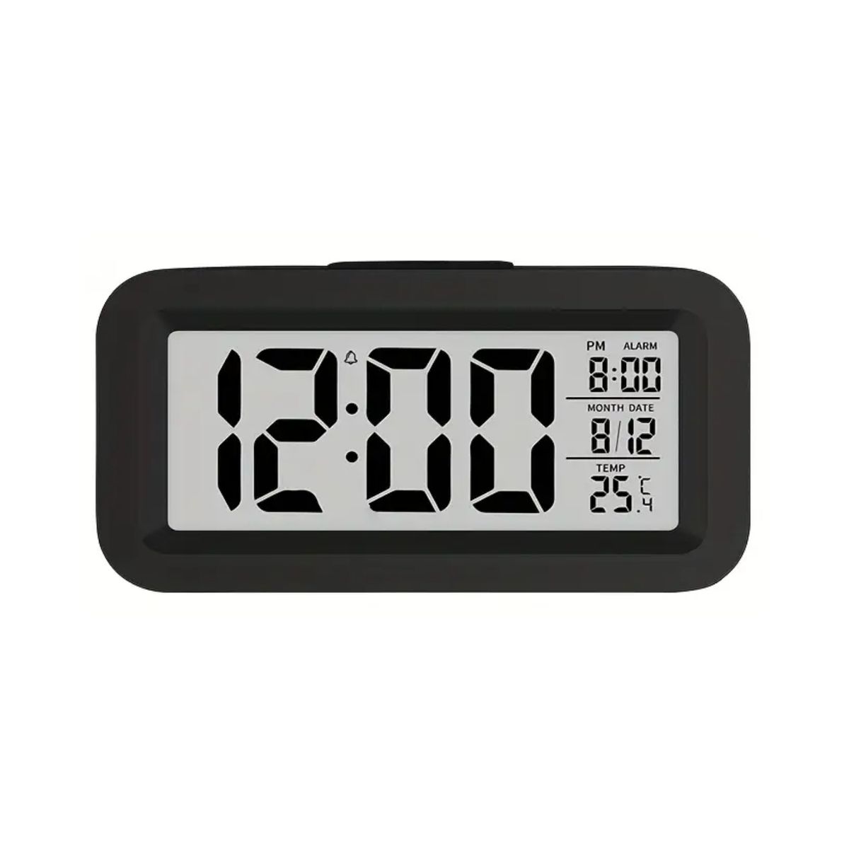 GENERICO - Reloj Despertador Digital Pantalla LED Muestra la Temperatura