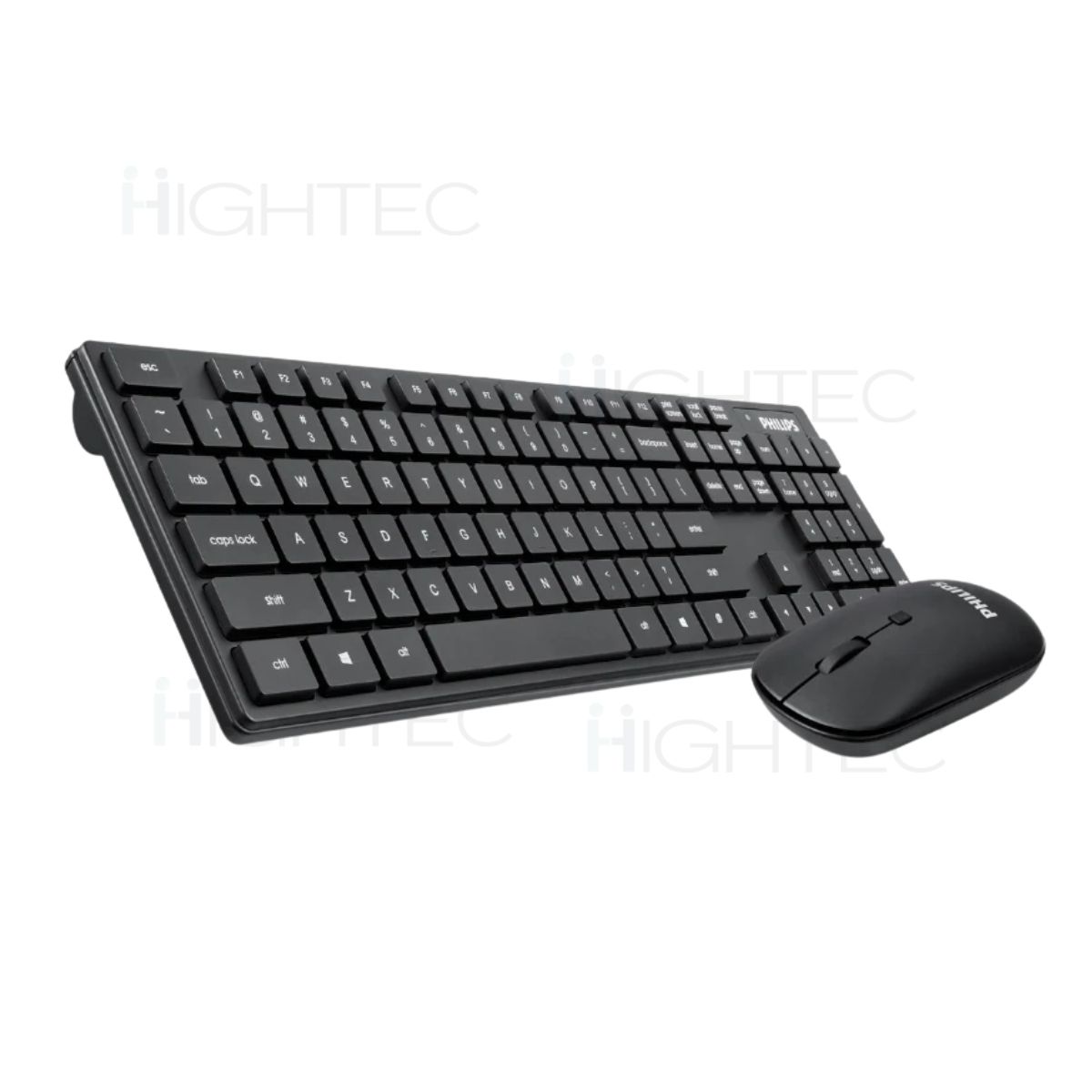 PHILIPS - Combo de Teclado y Mouse Inalámbrico Philips C602 Negro