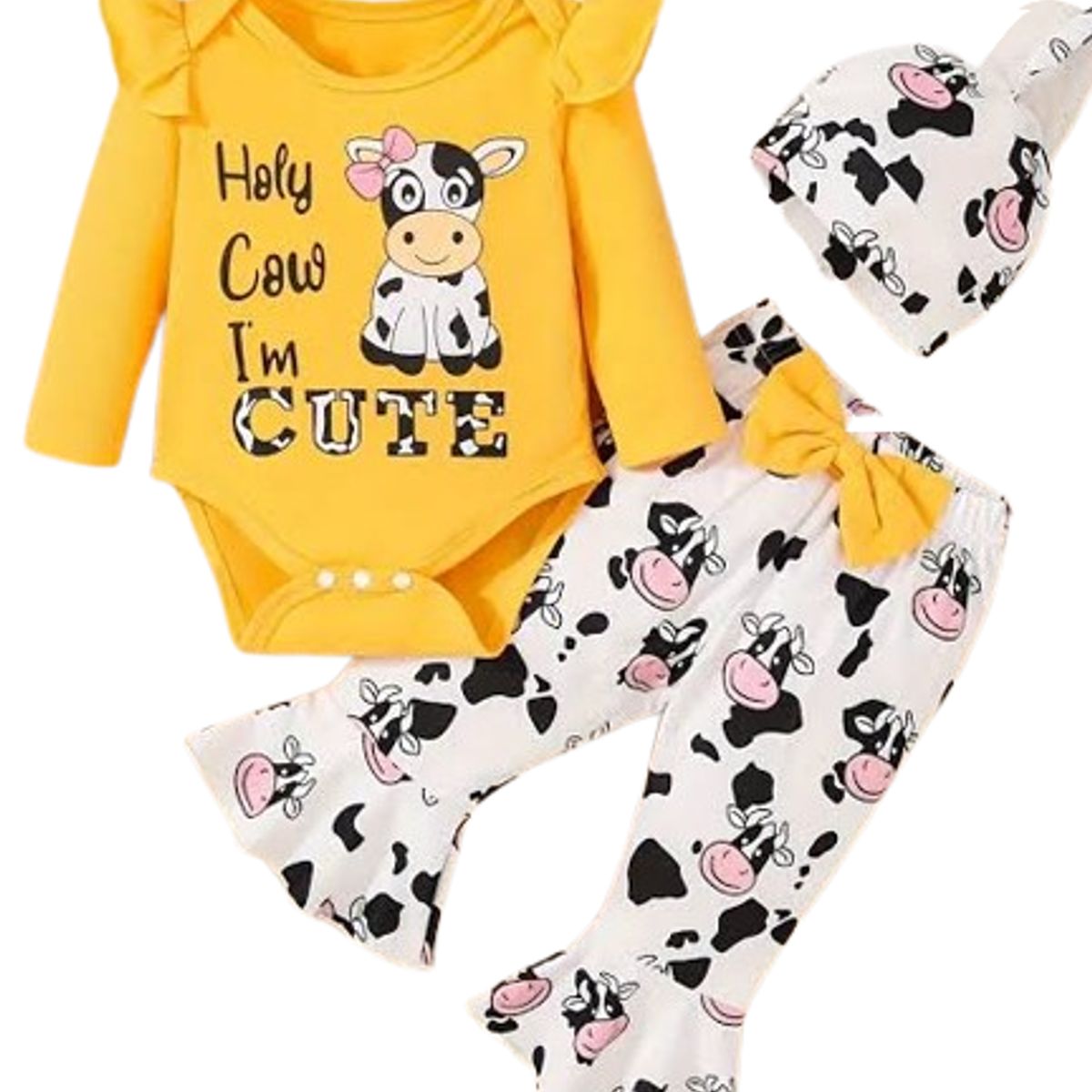 GENERICO - Conjunto  de 3 piezas para bebe talla 12 meses