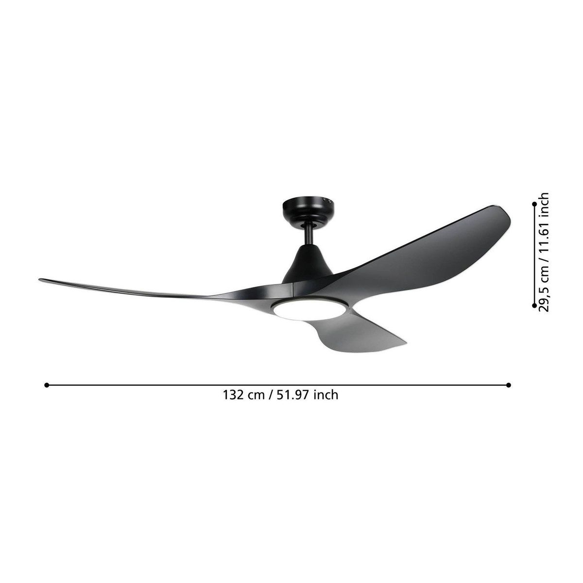 EGLO - Ventilador De Techo Portsea 1320