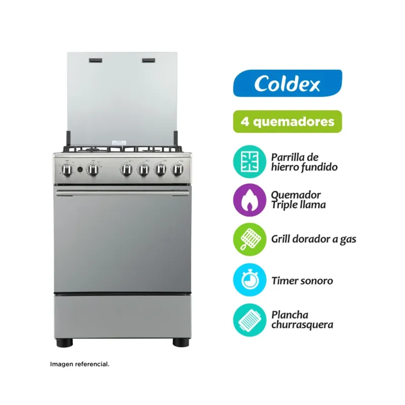 COLDEX - COCINA A GAS CX608 PLUS COLDEX