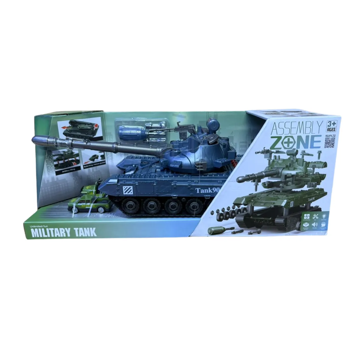 GENERICO - TANQUE MILITAR CON LUCES Y SONIDO